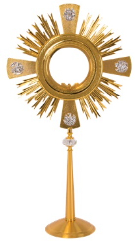 Divine Sovereignty Catholic Monstrance for Eucharistic Adoration and Blessed Sacrament Display
