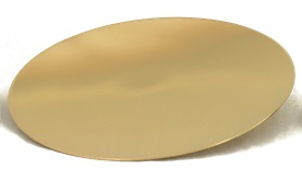 Golden Eucharistic Paten – 7" Liturgical Vessel
