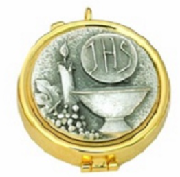 Holy Guardian Gold Plated Pyx for the Precious Body of Christ