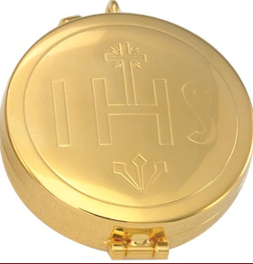 Sacred Vessel Gold Plated Pyx for the Precious Body of Christ