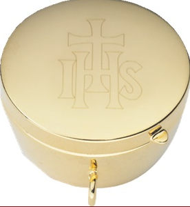 Golden Grace Pyx – Reverently Carry the Precious Body of Christ