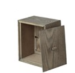 Seaside Grey Portrait Urn with Picture Frame and Storage
