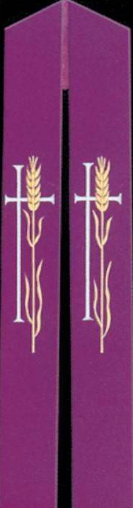 Sacred Weave: Multicolor Swiss Schiffli Embroidery on Textured Fortrel