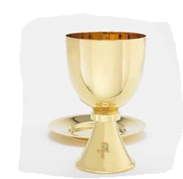 Refined High Polish Chalice with 24K Gold Plating