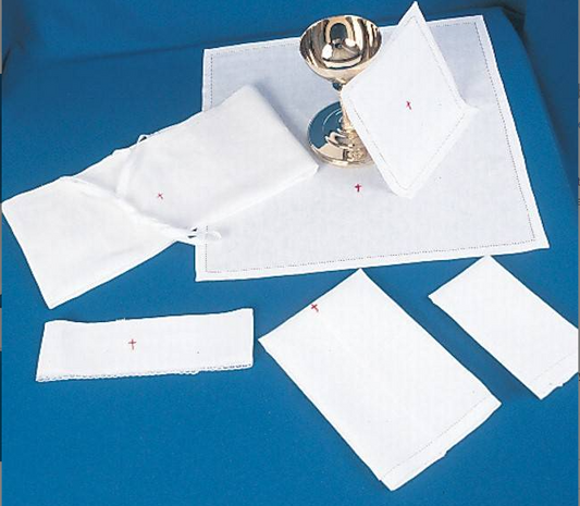 Divine Touch Poly/Cotton Blend with Embroidered Cross or Plain Finger Towel