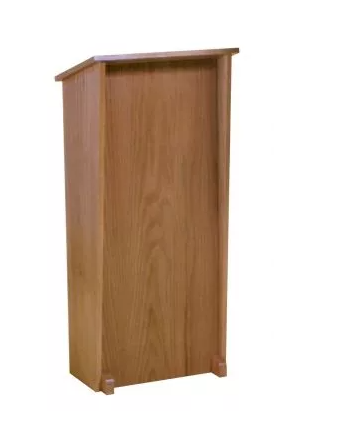 Versatile Lectern with Dual Shelves for Streamlined Organization