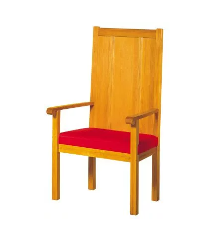SecureLock Ergonomic Chair with Built-In Bookrest and Curved Seat & Back