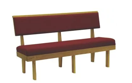 FlexiComfort Portable Pew with 3-1/2” Seat Cushion for Enhanced Comfort and Versatility in Multi-Purpose Sanctuaries