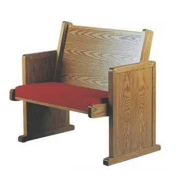 Sacred Seating Clergy Pew – Comfort and Elegance for Worship Spaces