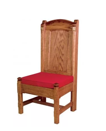 Sovereign Side Side Chair with Reversible Upholstered Cushion and Wood Back
