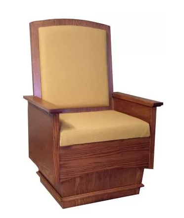 Sovereign Sanctuary 527 Celebrant Chair with Plush Upholstered Seat and Back
