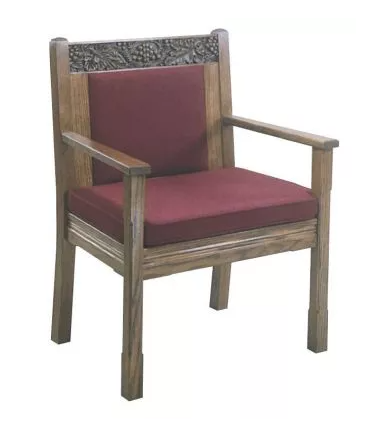 Sovereign Reverence Celebrant Chair with Reversible Cushion for Ultimate Comfort