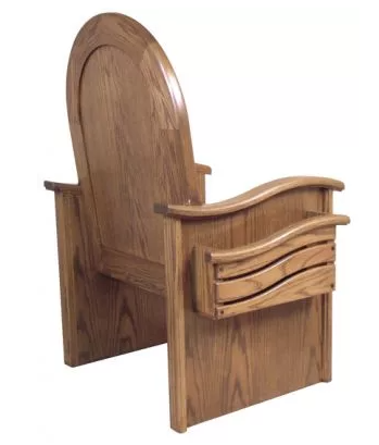 Serene Presence Celebrant Chair with Premium Upholstered Support