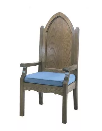 Eternal Reverence Celebrant Chair with Reversible Cushion