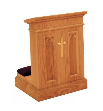 Heavenly Reflections Prie Dieu with Shelf for Sacred Matrimony and Devotion