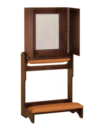 Serene Comfort Prie Dieu with Wood & Mesh Details