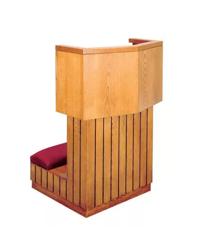 Divine Peace Prayer Bench with Storage Shelf for Devotional Essentials