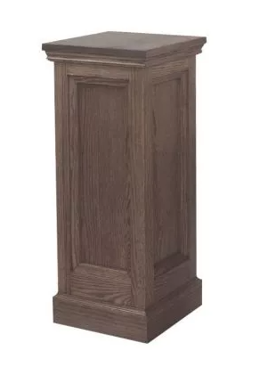 Regal Presence Pedestal for Showcasing Religious Icons and Decorative Pieces