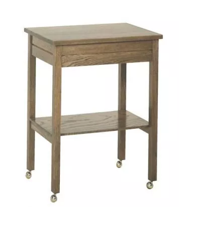 Sacred Oak Credence Table with Solid Oak Construction for Devotional Displays