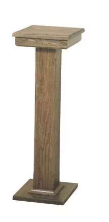 Sacred Grace Pedestal for Reverent Display of Religious and Devotional Items