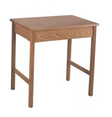 Refined Devotion Table with Lower Shelf for Religious Essentials