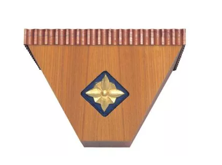 The Graceful Reverence Pedestal for Reverently Holding Sacred Objects, Religious Icons, and Liturgical Art in Worship Spaces