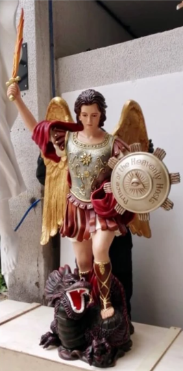 “St. Michael the Archangel – Cathedral Protector, 60″ Victory Statue”