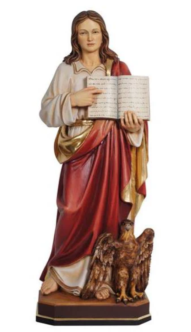 John the Evangelist of the Heavenly Flight with Eagle - 6 Inches