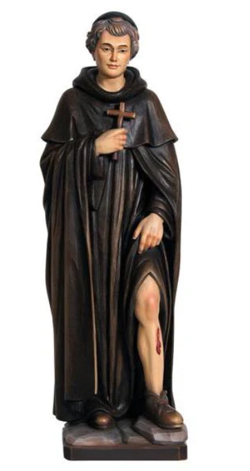 Saint Peregrine, Servant of the Silent Suffering - 8 Inches