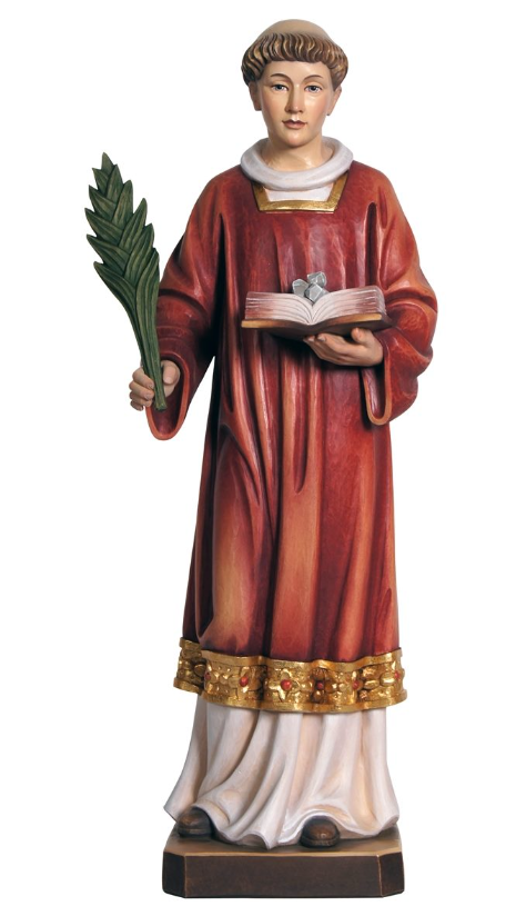 St. Stephen with Palm Leaf and Book -12 Inches