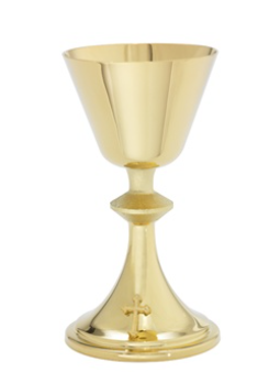 Gorgeous High Polish Chalice plated in 24K gold