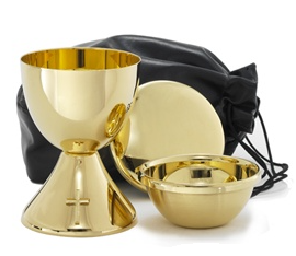 Luxe Voyage Chalice Set | 24K Gold-Plated Travel Set
