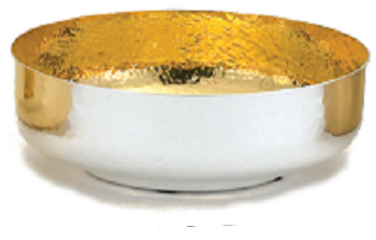 Radiant Glow Hammered Bowl Ciborium