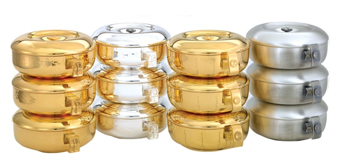 Luminous Faith Hammered Ciborium