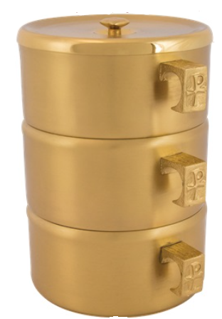 Golden Dawn Satin Stacking Ciborium
