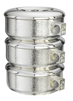 Radiant Silver Talon Stacking Ciborium