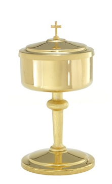 Golden Cross High Polish Ciborium