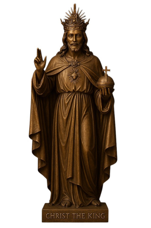 Christ the King Statue 6 foot Bronze Outdoor State