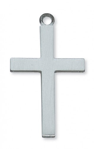 PEWTER CROSS W/24 CH&BOX"