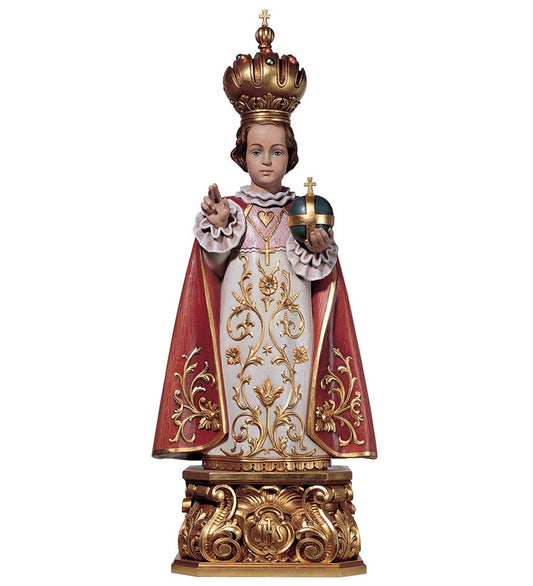Hand Carved in Linden Wood Infant of Prague
