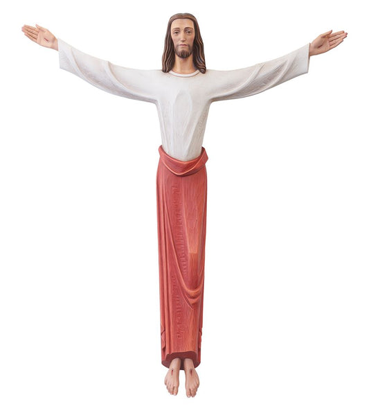 Hand Carved Lindenwood Risen Christ from Italy
