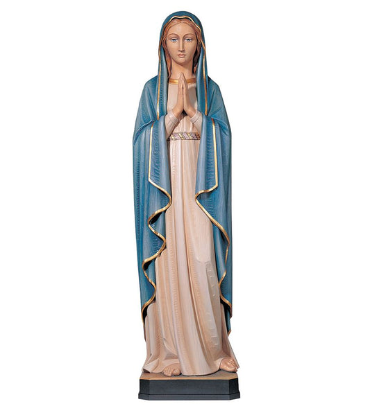 Hand Carved in Linden Wood or FIberglass Immaculate Conception Statue | Made in Italy