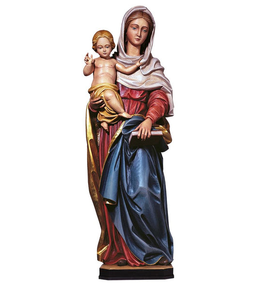 Hand Carved in Linden Wood or Fiberglass Madonna by "Del Sarto" | Made in Italy