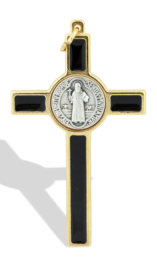 Catholic Saint Benedict Crucifix Necklace