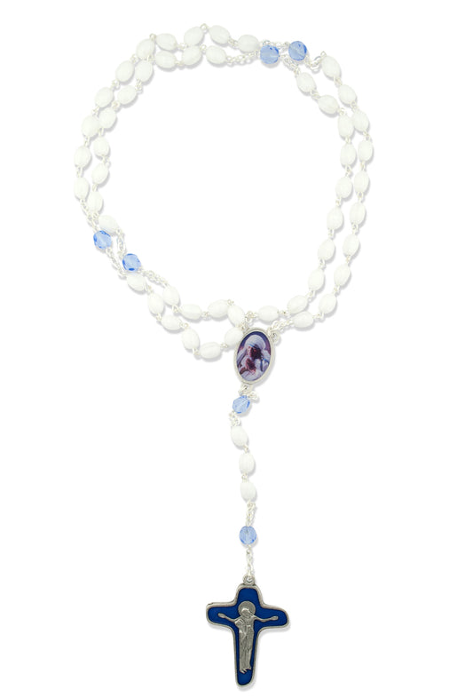 Catholic Mother Teresa Glass Bead Rosary