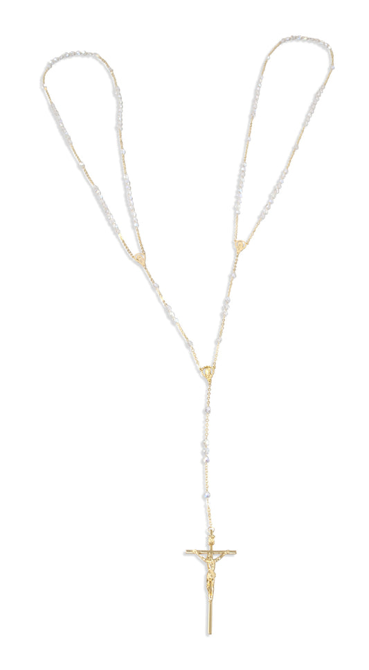 Catholic Crystal Wedding Rosary