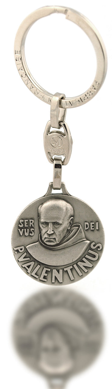 Saint Valentine / Saint Christopher Keychain