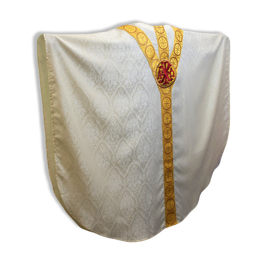 Venerare - Light Damask, Alpha Omega, White/Gold