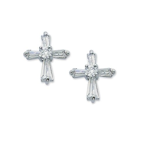 CRYSTAL CUBIC ZIRCONIA EARRING