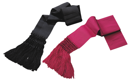 Premium Cassock Bands – Traditional Clergy Vestment Accessory | Black Polyester with Velcro or Snap Closure | Ideal for Priests and Seminarians